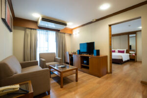 Pacific Park Hotel & Residence Sriracha｜1ベッドルームタイプ客室・Residence棟（ファイル名 1-Bedroom-Residence-1 より）